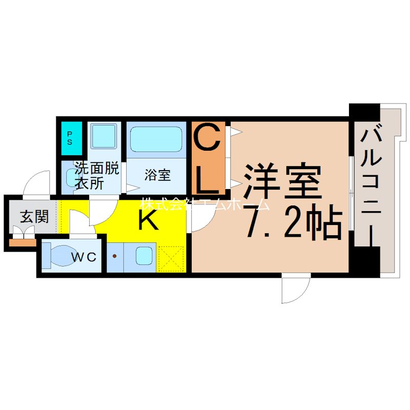 サンク栄みなみマンション 間取り