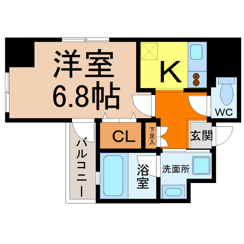 エルスタンザ千代田  間取図