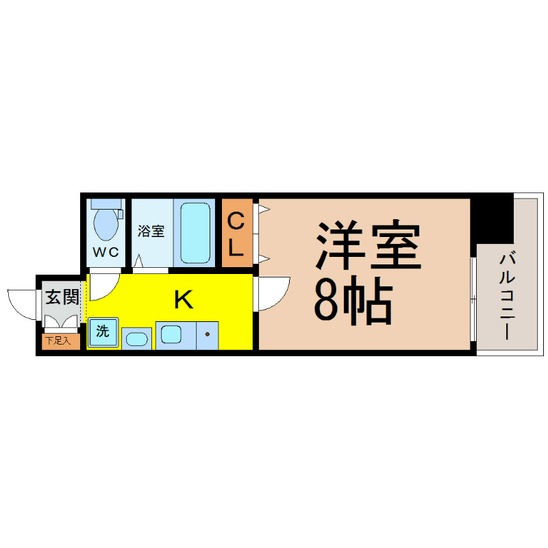 ベル池下 間取図