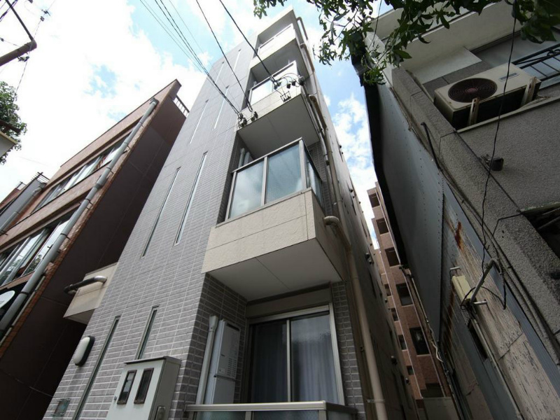 インフィニティ今池 外観　オートロック　１フロア２部屋　デザイナーズ