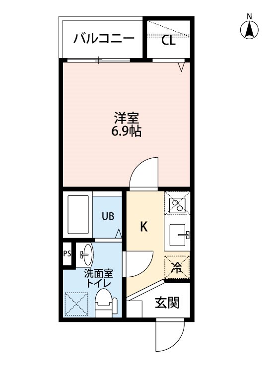 First step 絆(ファーストステップキズナ) 間取図