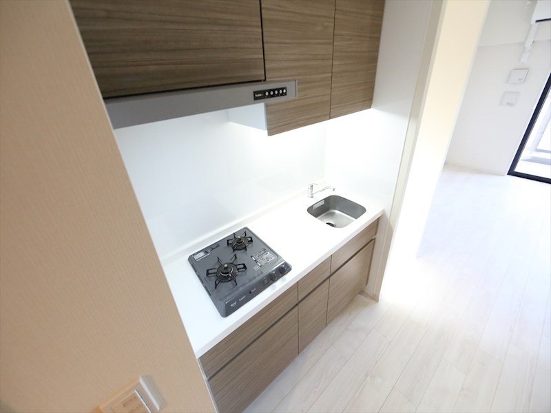 パークアクシス名古屋山王 システムキッチン（ガス2口コンロ付）