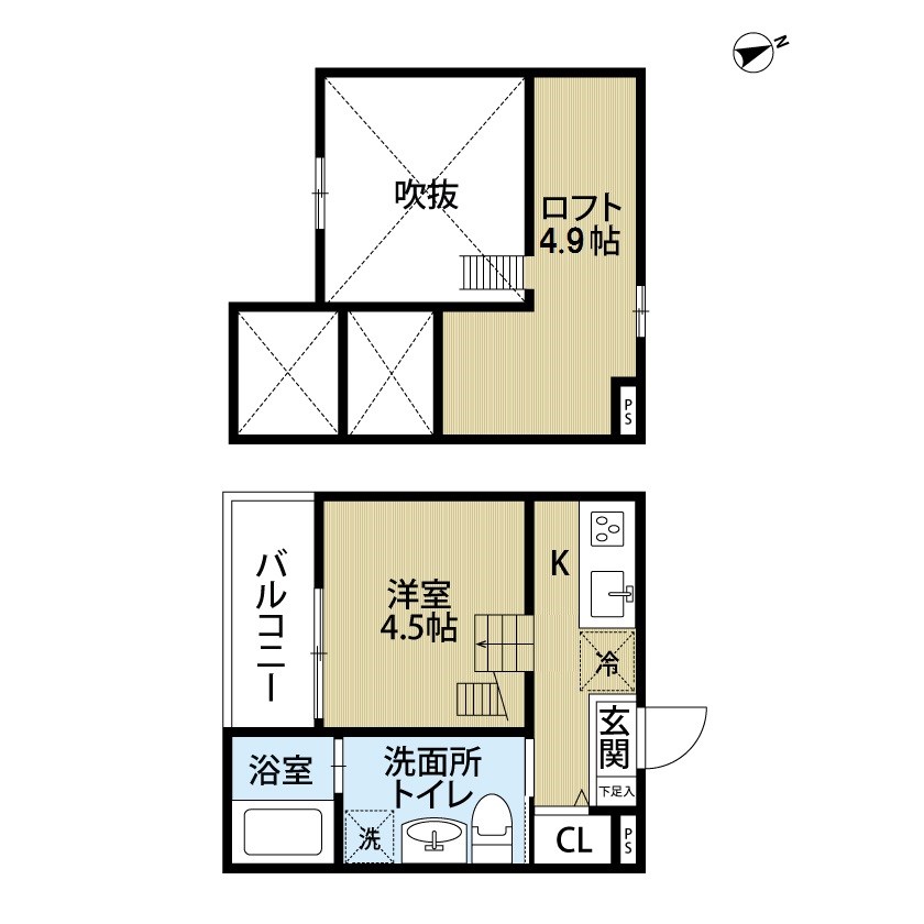 Tom`s tenement3（トムズテネメントスリー） 間取図