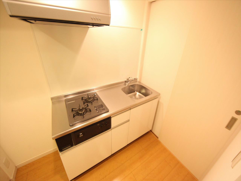 ｓｏｆｉｔｅｌ鶴里（ソフィテルツルサト） システムキッチン（ガス2口）冷蔵庫・レンジ等ご用意できます