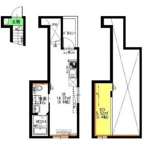 Pura Vidaナゴヤドーム前 間取図