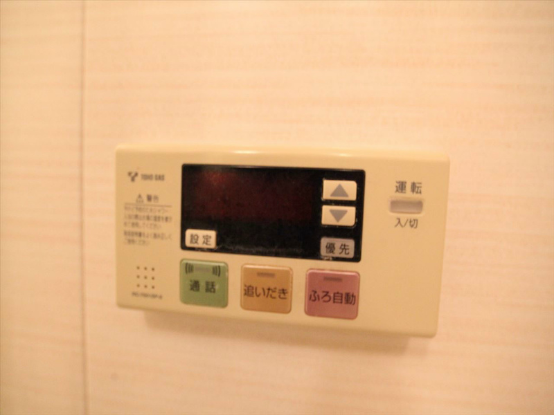 パークアクシス金山ＷＥＳＴ 追い焚き　オートバス機能付給湯設備