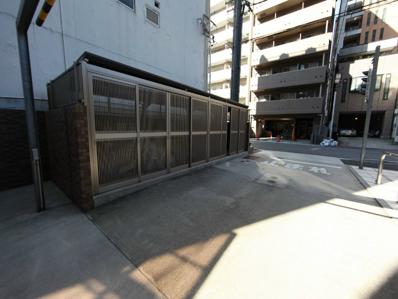 あいさきがけ 敷地内ゴミ捨て場