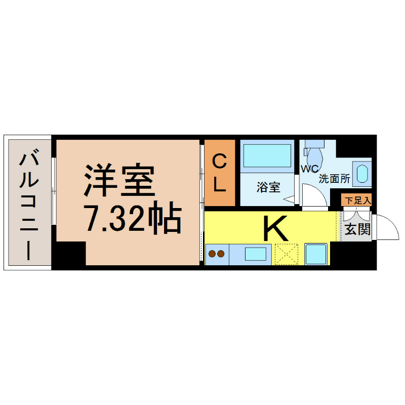 グランデ浅間町 間取図