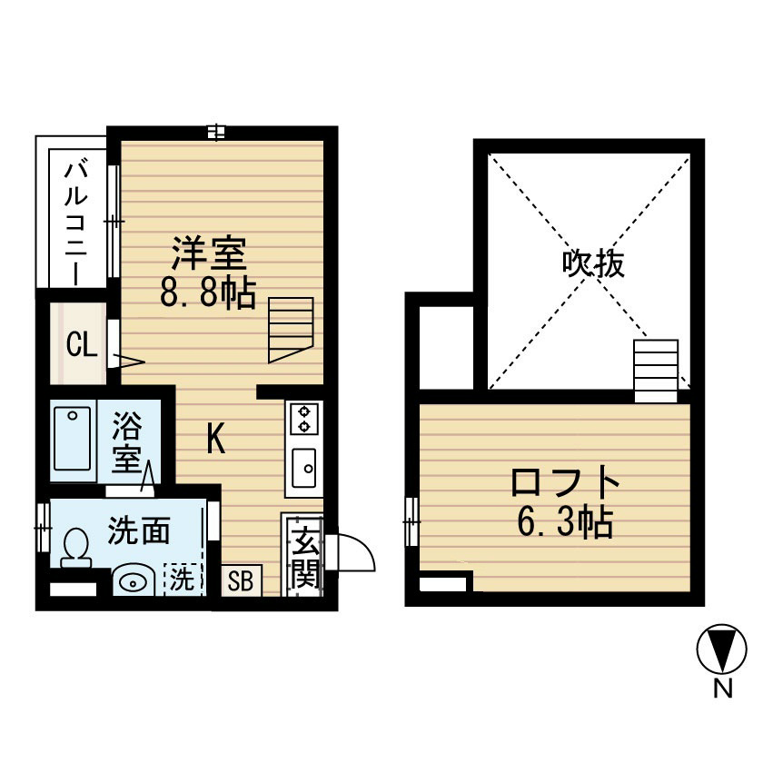 ピストハッタ 間取図