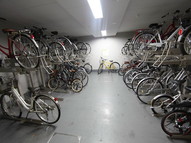 ルクレ大曽根 敷地内屋内駐輪場