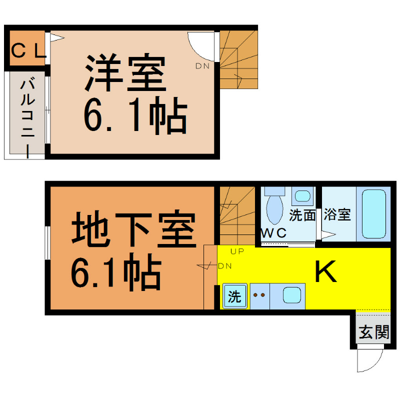 ｓｔａｇｅ内田橋（ステージ内田橋） 間取図
