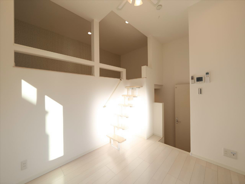 パレドール伝馬町 洋室5.9帖　上階ロフト5.7帖（収納でも部屋でも使えます）