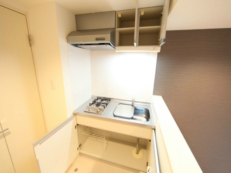 アルコイリス システムキッチン（ガス2口）冷蔵庫・レンジ等ご用意できます