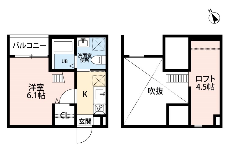 アミカルルーチェ南川 間取図