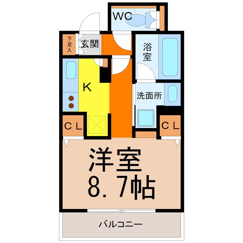 ＣＡＳＳＩＡ車道 間取図