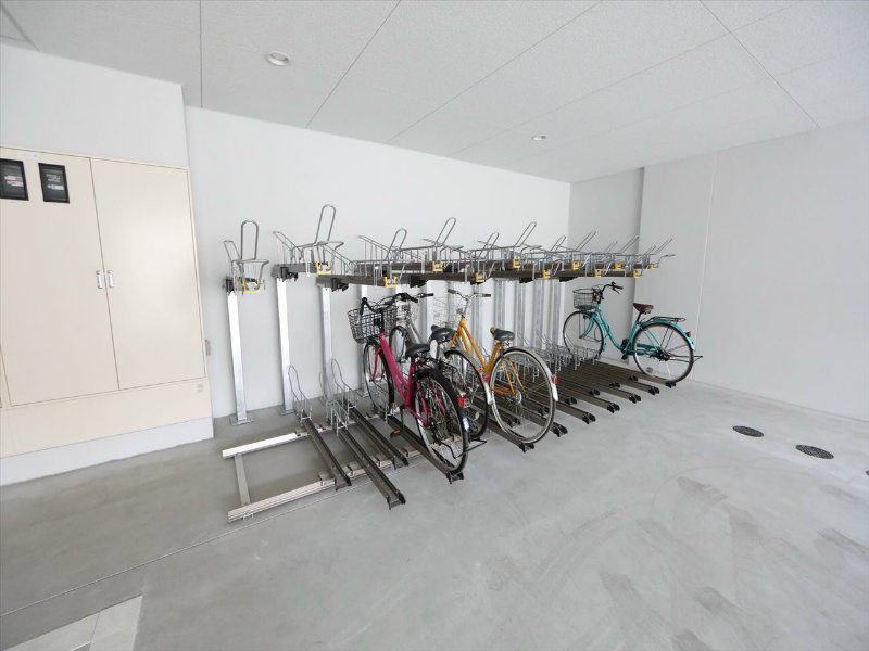 パルティール黒川 屋根付き駐輪場