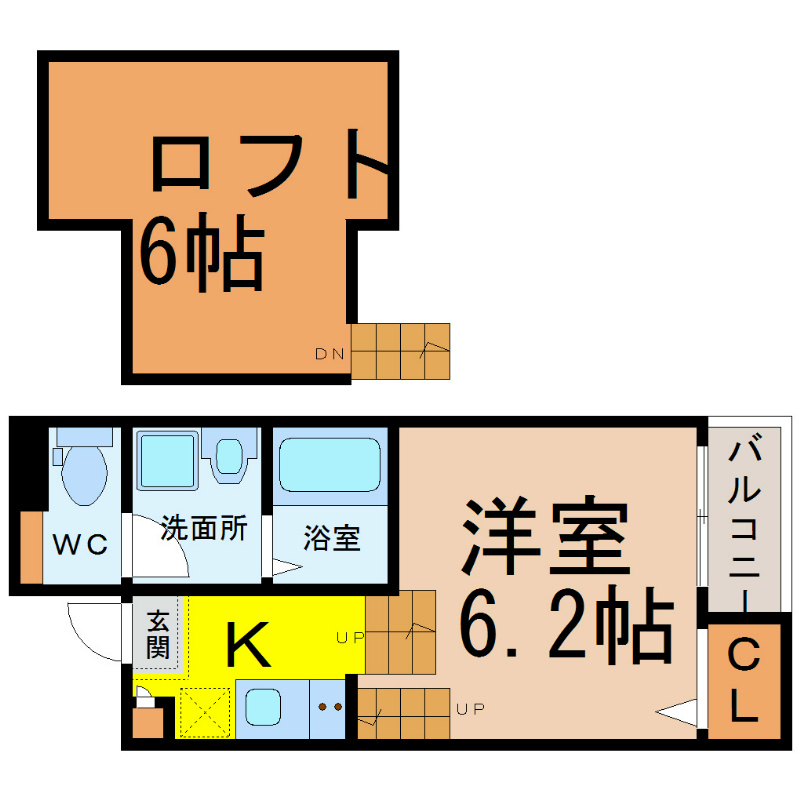 ステータス名駅西 間取図