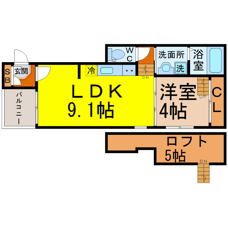 ルナソル 間取図