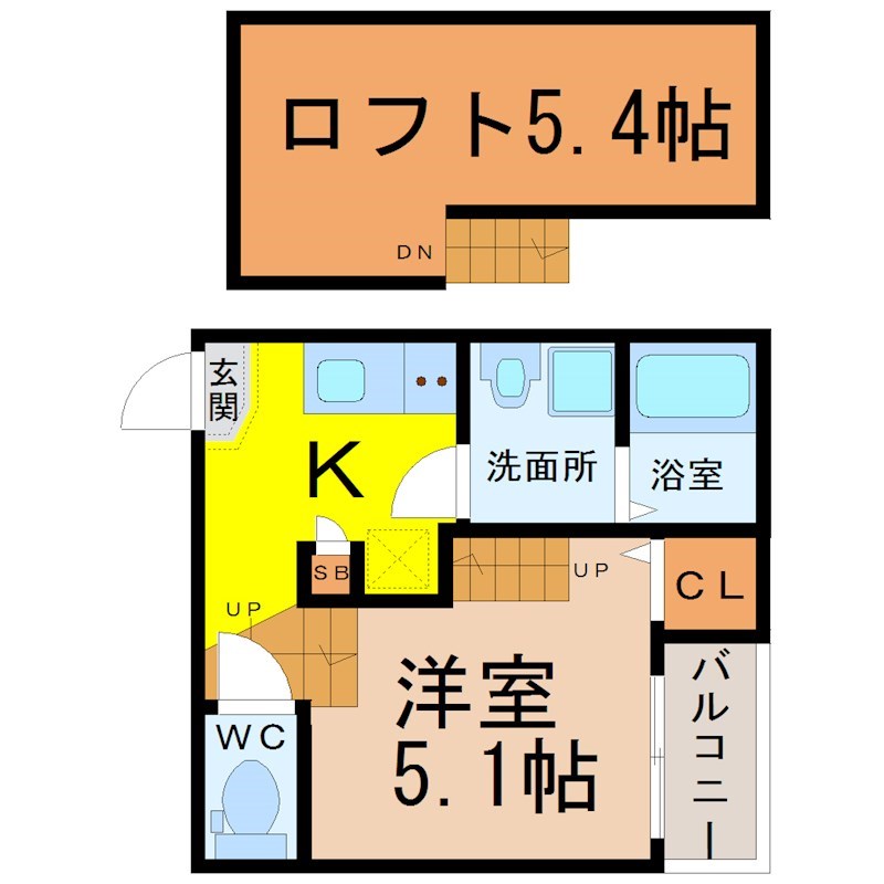 ハーモニーテラス鶴舞 間取図