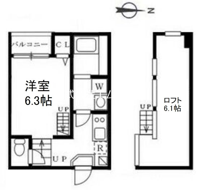 ハーモニーテラス神前Ⅳ 間取図