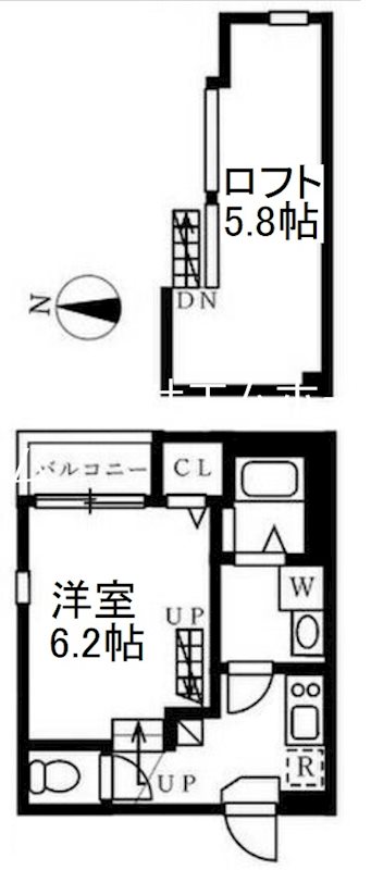 ハーモニーテラス河岸町Ⅱ 間取図