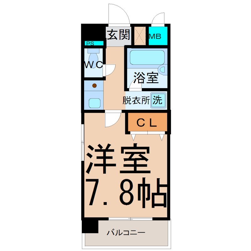 フジハイツIII 間取図　家具家電ご用意できます