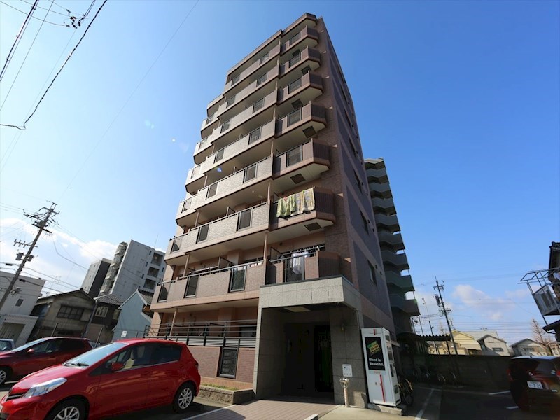フジハイツIII 外観　オートロック　防犯カメラ　家具家電ご用意できます