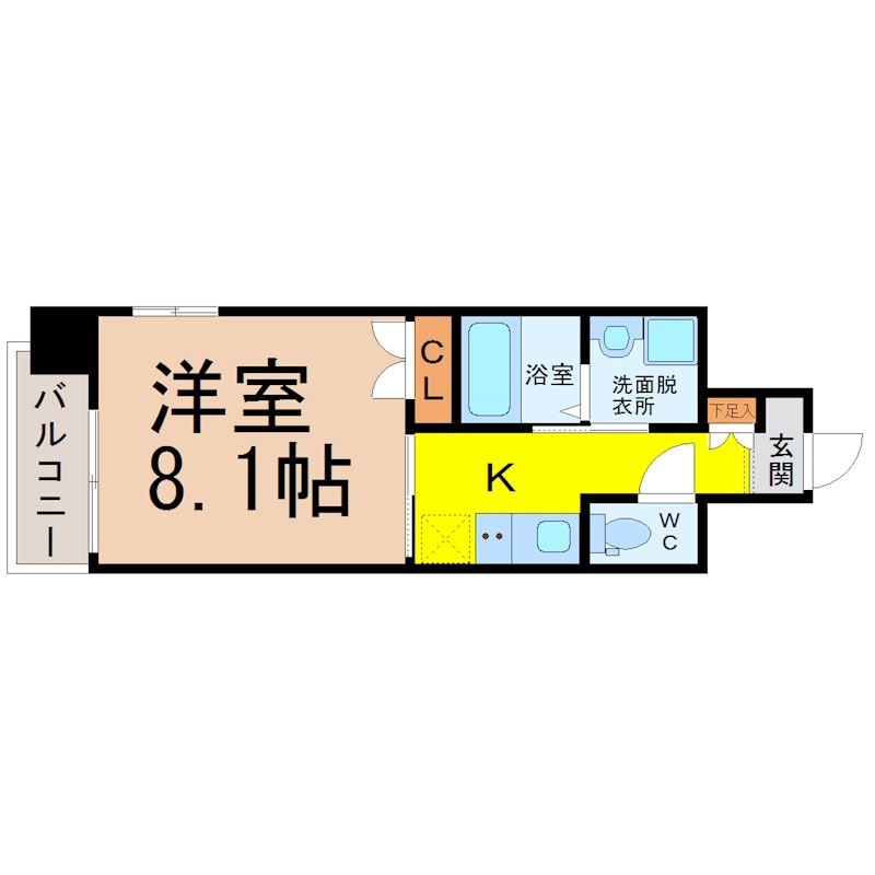 エルメディオ千種 間取図