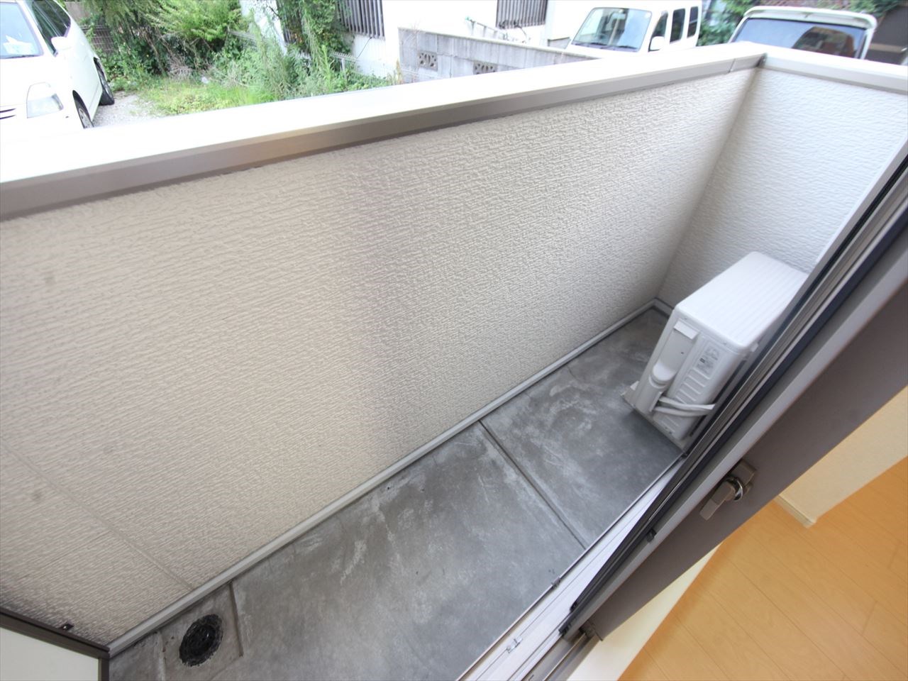 サンエスケーイワタII 南面バルコニー