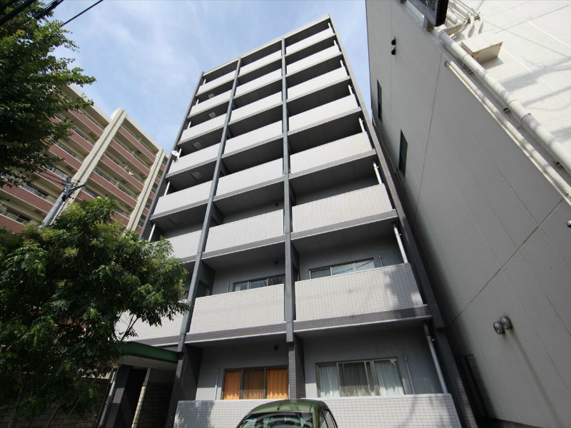 外観 オートロック付 外壁タイル張り 屋根付き駐輪場