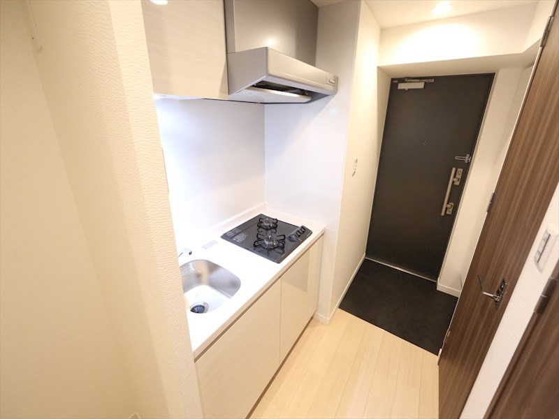 Ｓ－ＲＥＳＩＤＥＮＣＥ志賀本通II システムキッチン（ガス2口コンロ付）