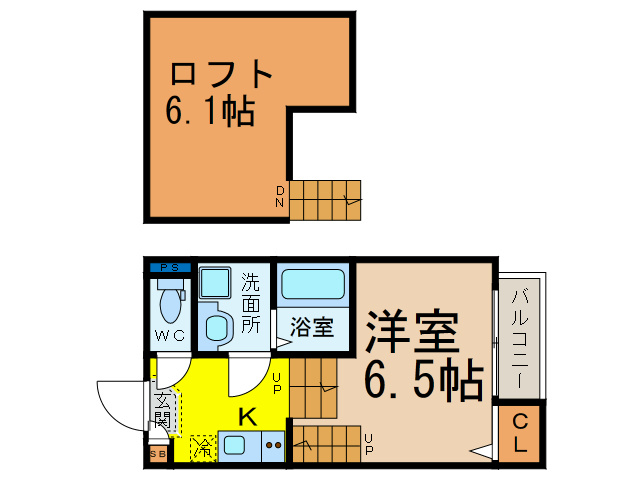 GRANDE本陣（グランデ本陣） 間取図