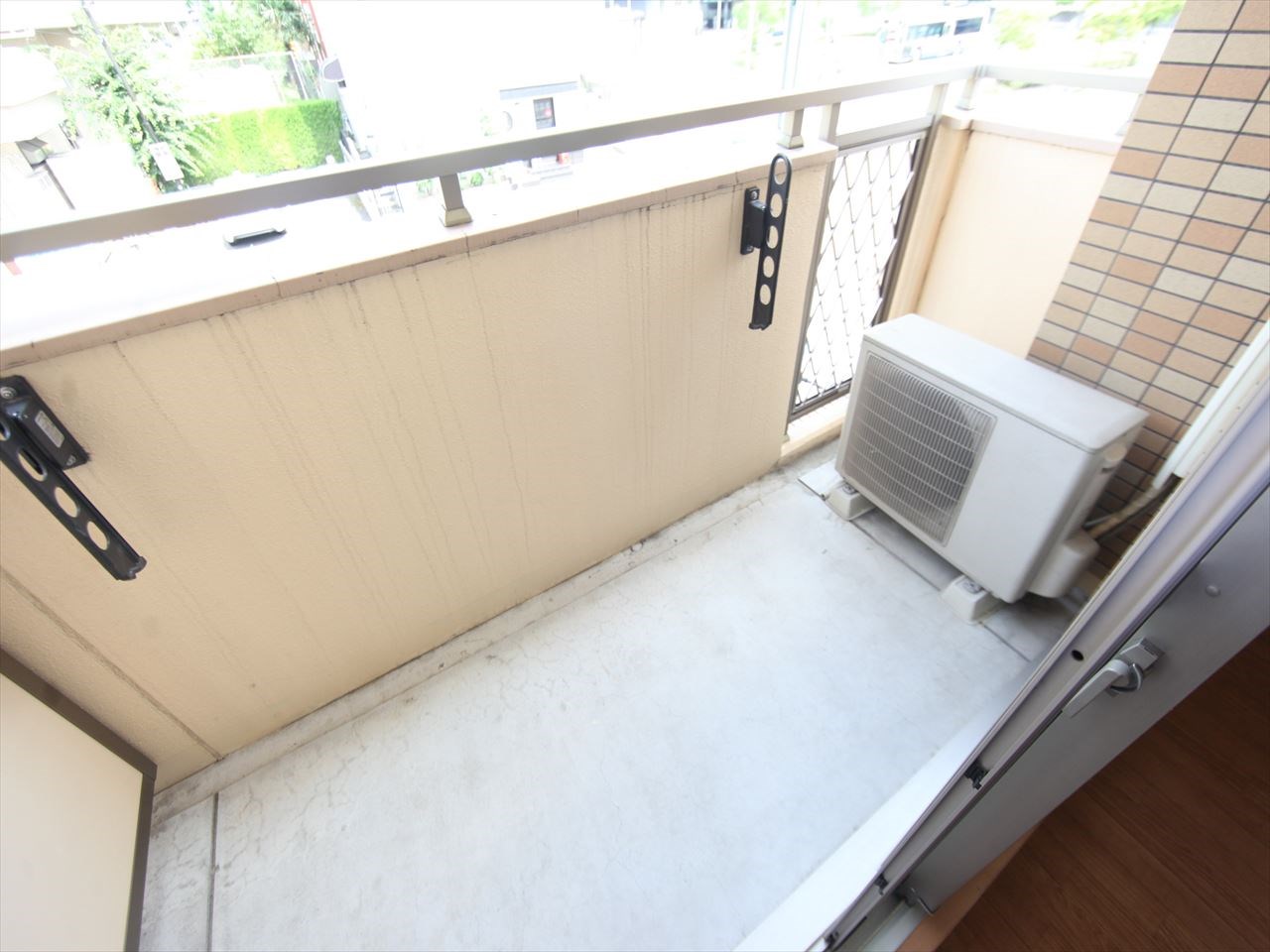 エステート茶屋が坂 南面バルコニー