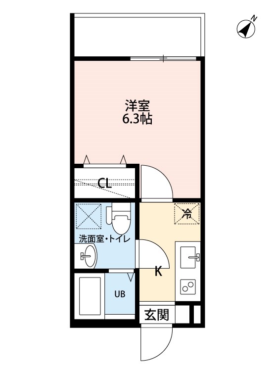 ディアコート塩池 間取図