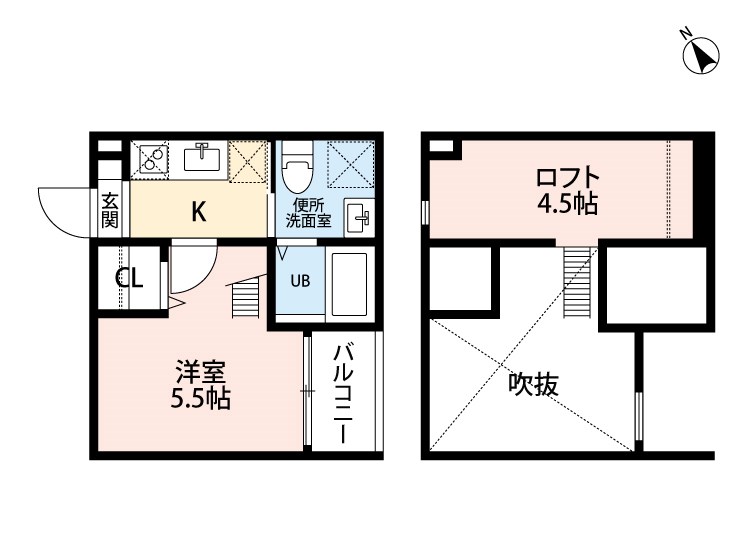 タウンコート鳴海 間取図