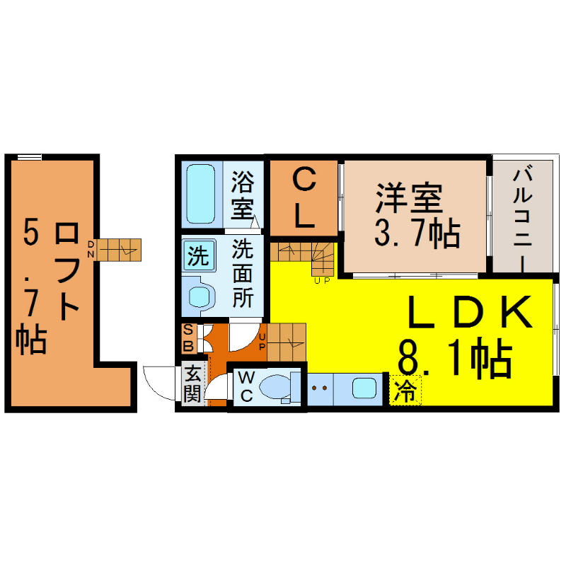 Ｆｏｒｔｉｓｓｉｍｏ（フォルテッシモ） 間取図