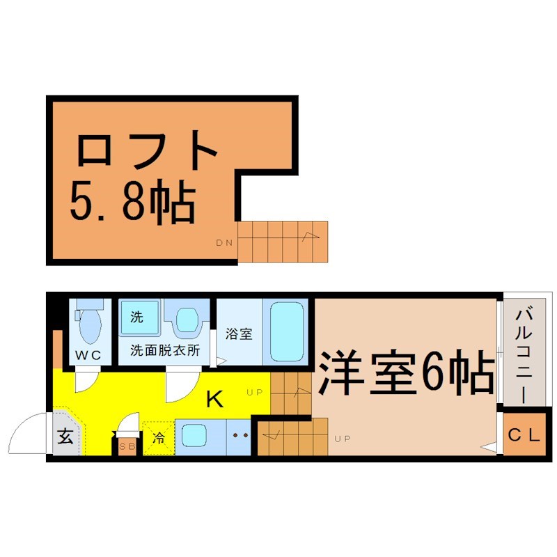 ハーモニーテラス清水Ⅴ 間取図
