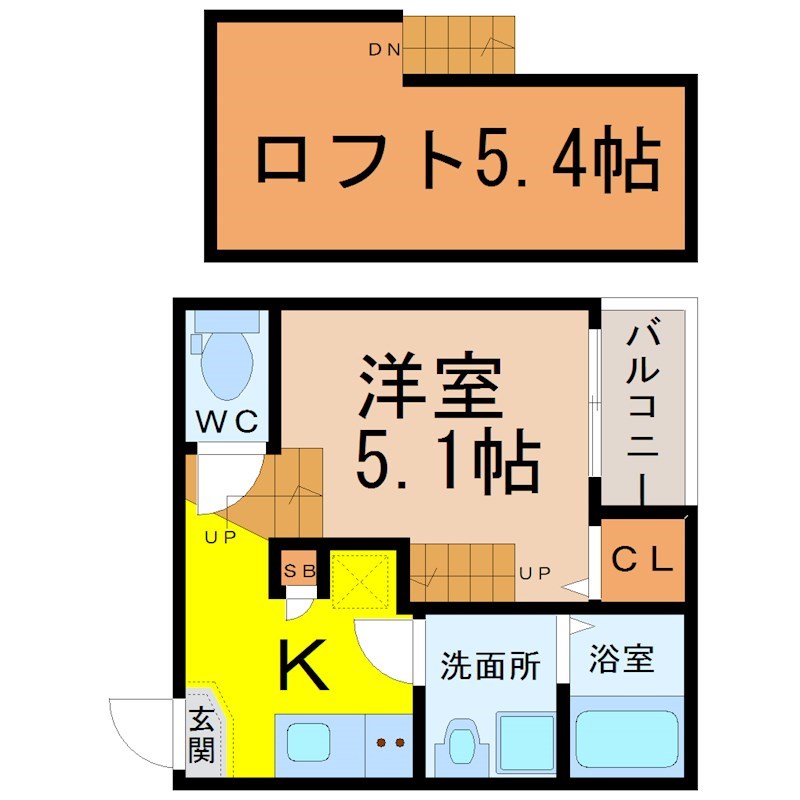 ハーモニーテラス鶴舞 間取図