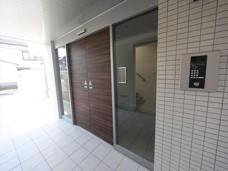 プランセス新瑞橋 エントランス　オートロック　宅配ＢＯＸ