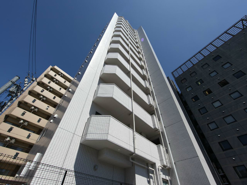 カレント今池 外観　オートロック　防犯カメラ　宅配ＢＯＸ