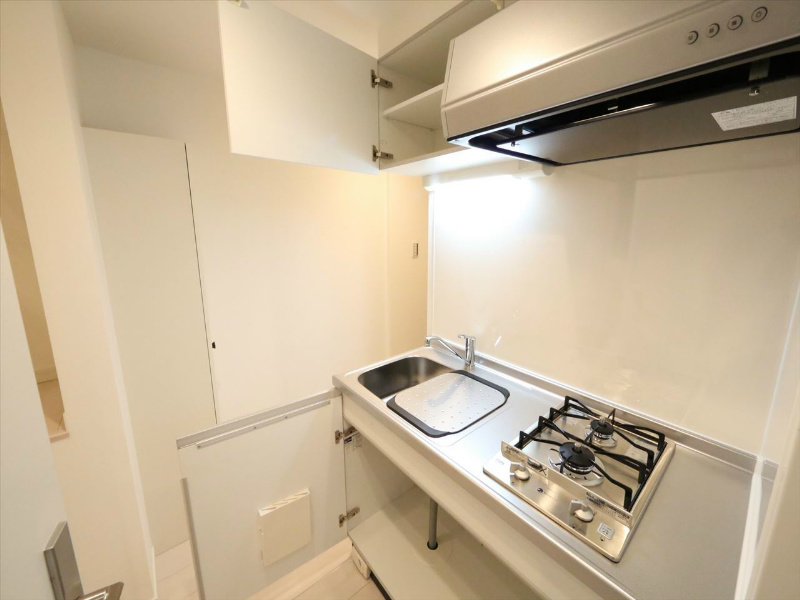 リエント東別院 システムキッチン（ガス2口）冷蔵庫・レンジ等ご用意できます