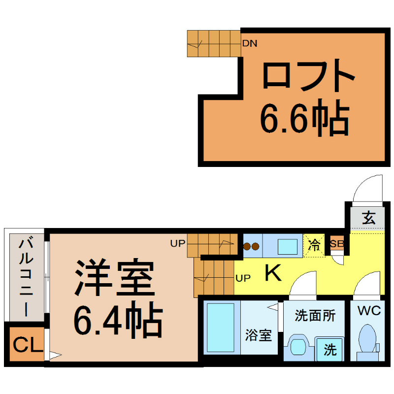 クワンベール 間取図