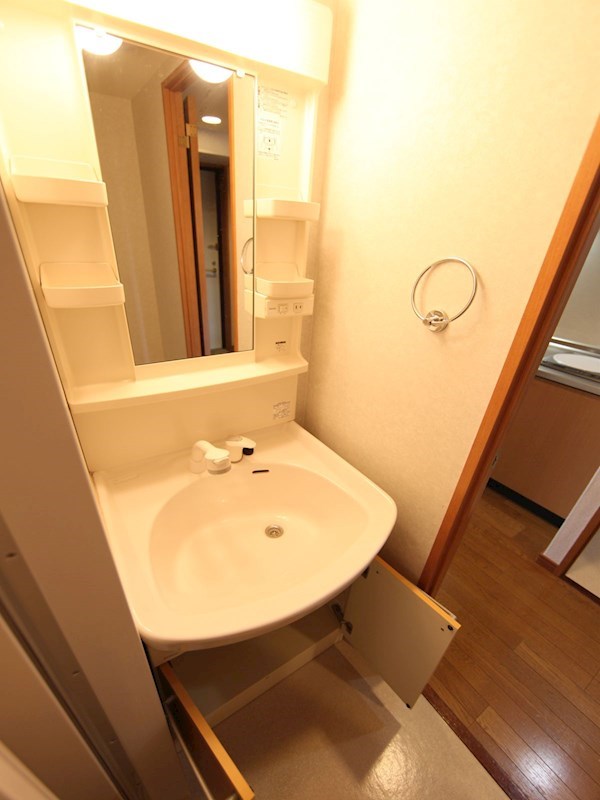 サンク栄みなみマンション 脱衣所　独立洗面台（シャンプードレッサー）洗濯機用意できます