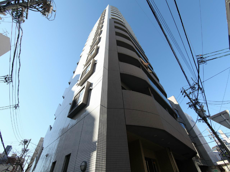 カレント新栄 外観　防犯カメラ付　宅配ＢＯＸ付　オートロック付