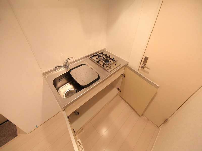 ＧＲＡＮＤＦＯＲＭＥ堀田（グランドフォルム堀田） システムキッチン（ガス2口）冷蔵庫・レンジ等ご用意できます