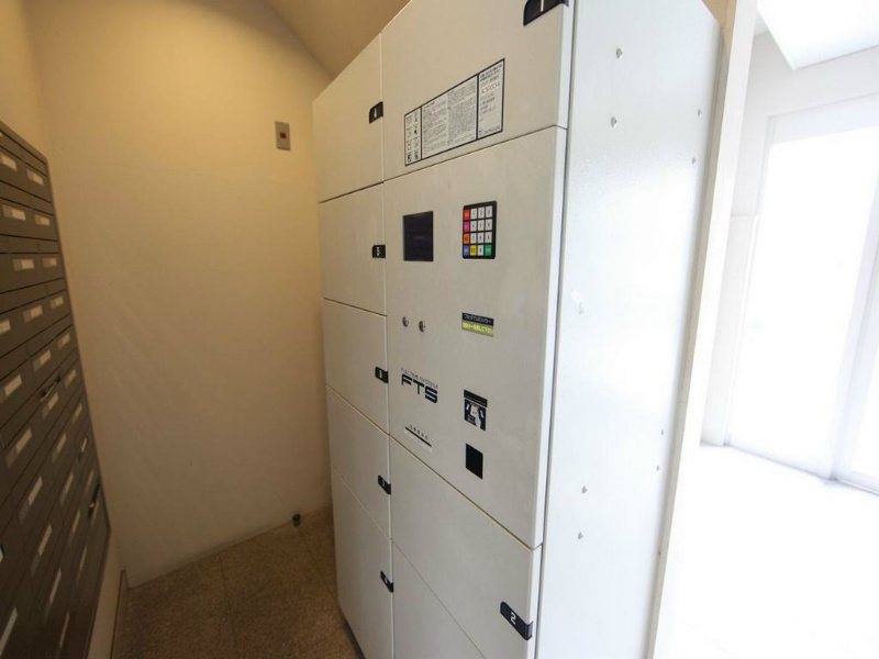 セイント橘 宅配ＢＯＸ　不在時に荷物を受け取ることができます