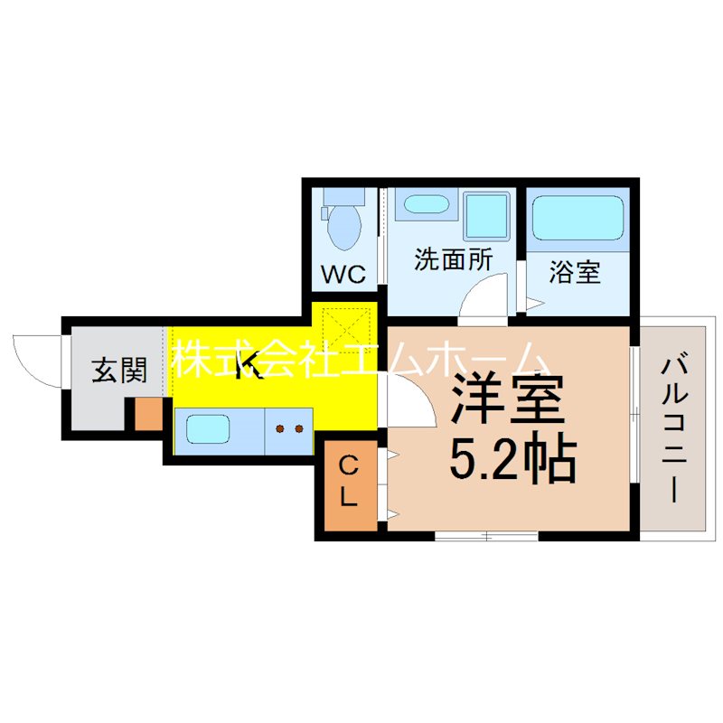 WｉｓｔｅｒｉａⅡ（ウィステリアツー） 間取図