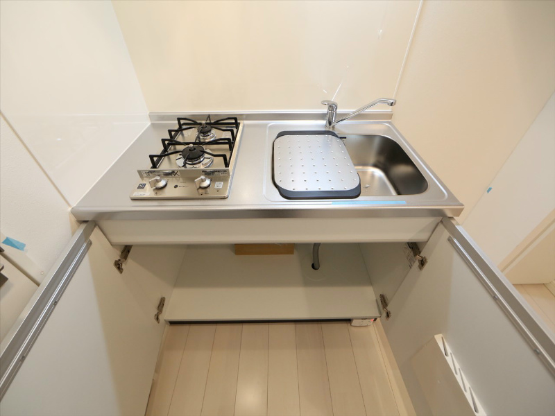 ＶＩＬＬＥＴＴＡＳＡＳＡＳＨＩＭＡ（ヴィレッタササシマ） システムキッチン（ガス2口）冷蔵庫・レンジ等ご用意できます
