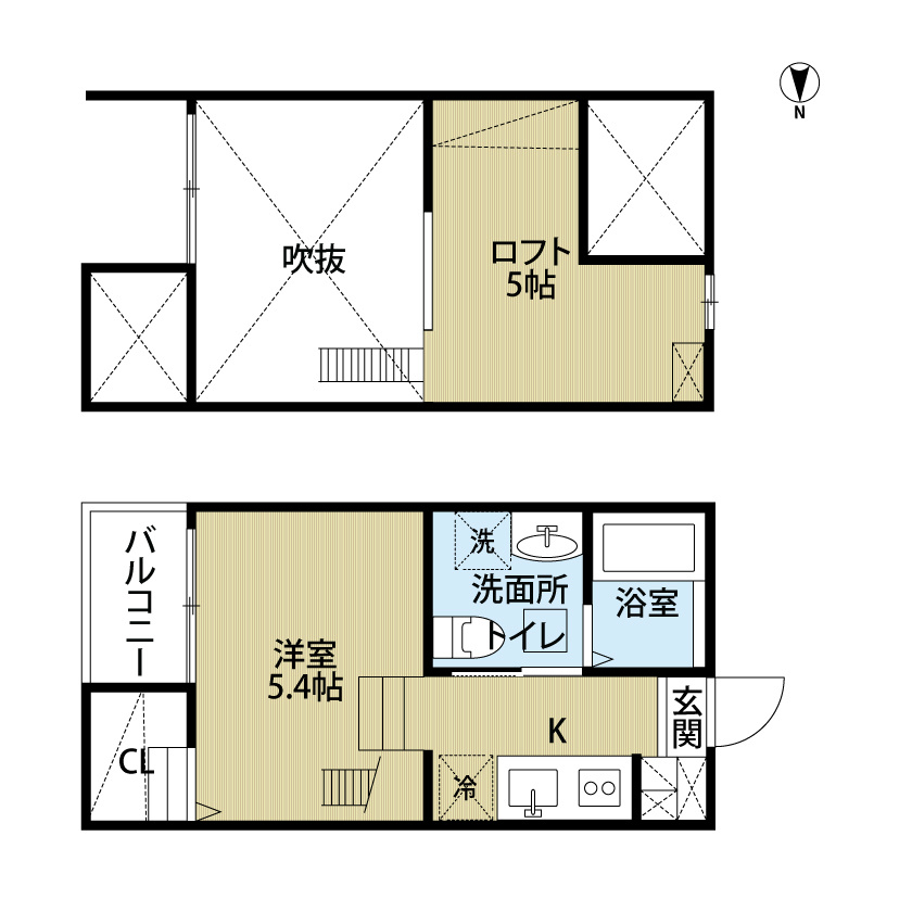 Ｊｅｕｎｅｓｓｅ石場（ジュネス石場） 間取図