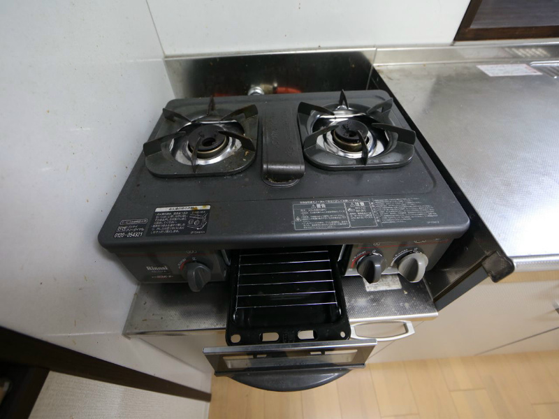 アースヒル東白壁 カウンターキッチン（ガス2口コンロ設置可）
